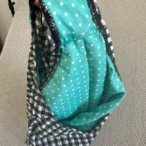 Vintage 90s Guess One Piece Swimsuit Bombshell Gingham Corset Underwired - Picture 12 of 12